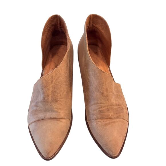 Free People Light Brown Ankle Booties - Picture 1 of 7